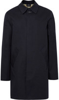 Thumbnail for your product : A.P.C. Boston Double-Faced Cotton-Gabardine Raincoat