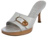 Thumbnail for your product : Chanel Leather Slide Sandals
