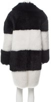 Thumbnail for your product : Moschino Bicolor Shearling Coat