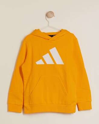 adidas Yellow Sweats - Future Icons 3-Stripes Hooded Sweatshirt - Teens - Size 15-16YRS at The Iconic