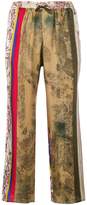 Thumbnail for your product : Pierre Louis Mascia Pierre-Louis Mascia patterned cropped trousers