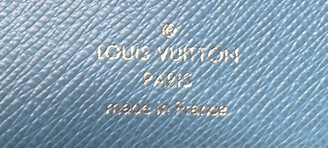 STOCK CLEARANCE LOUIS VUITTON Slender Wallet Damier Graphite BLUE