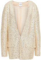 Thumbnail for your product : St. John Sequined Knitted Jacket