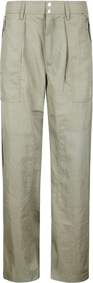 Rabanne Pleated Button Fastened Trousers