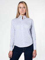 Thumbnail for your product : American Apparel Unisex Italian Cotton Long Sleeve Button-Down