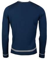 Thumbnail for your product : John Smedley Turnbull Merino Tipped Collar Jumper Colour: BLUE, Size: