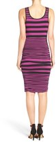Thumbnail for your product : Felicity & Coco Stripe Ruched Jersey Tank Dress (Regular & Petite) (Nordstrom Exclusive)