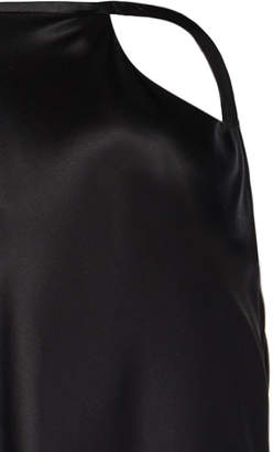 Michael Lo Sordo Cutout-Detailed Silk-Satin Maxi Skirt