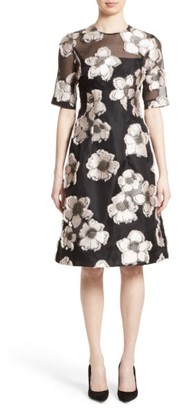 Lela Rose Women's Holly Fil Coupe Fit & Flare Dress