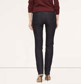 Thumbnail for your product : LOFT Maternity Straight Leg Jeans in Dark Rinse Wash
