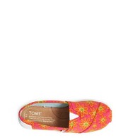 Thumbnail for your product : Toms 'Classic Youth - Orange Daisy' Slip-On (Toddler, Little Kid & Big Kid)