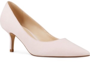 blush pink kitten heels