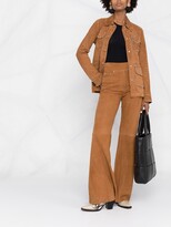 Thumbnail for your product : Stand Studio Wide-Leg Suede Trousers