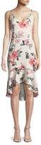 Thumbnail for your product : Lord & Taylor Design Lab Printed High-Low Floral Mermaid Dress