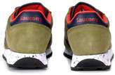 Thumbnail for your product : Saucony Jazz Green Fabric And Suede Sneaker