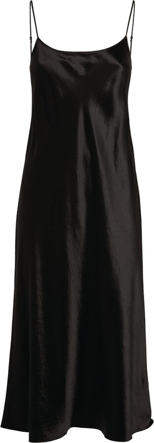 Vince Strappy Slip Midi Dress
