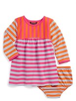 Thumbnail for your product : Marimekko 'Pehmis' Stripe Dress & Bloomers (Baby Girls)