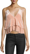 Thumbnail for your product : Apiece Apart Sandro Velvet Tiered Slip Top