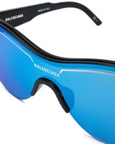 Thumbnail for your product : Balenciaga Eyewear Mirrored Oversized Sunglasses