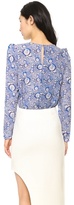 Thumbnail for your product : Willow Long Sleeve Print Silk Top