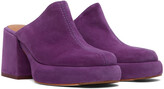 Thumbnail for your product : Miista Purple Nicola Mule Heels