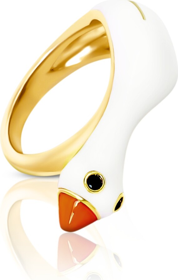 Pomellato 18 Karat Rose Gold Topaz Diamond Lulu Ring | Aneis, Luxo