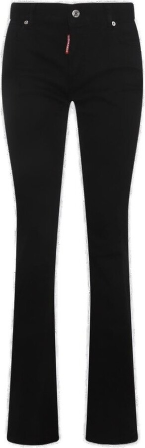 DSQUARED2 Twiggy Mid-Rise Flared Jeans