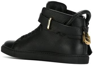 Buscemi clasp detail lace-up sneakers