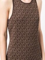 Thumbnail for your product : Michael Kors bold MK logo knit tank dress