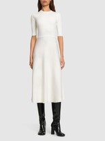Thumbnail for your product : Gabriela Hearst Seymore Wool Blend Knit Midi Dress