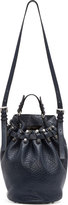 Thumbnail for your product : Alexander Wang Neptune Blue Leather Diego Bucket Bag