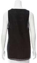 Thumbnail for your product : Burberry Sleeveless Lace Top