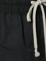 Thumbnail for your product : Rick Owens drawstring cropped trousers