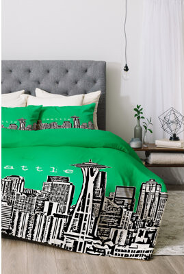 Deny Designs Seattle Duvet Cover Set