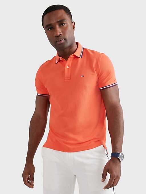 Tommy Hilfiger Regular Fit Tommy Tipped Polo - ShopStyle