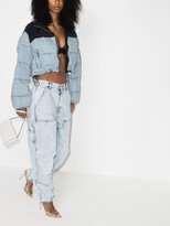 Thumbnail for your product : Alexander Wang Cropped Hooded Puffer Jacket