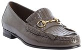 Thumbnail for your product : Gucci grey field patent leather tassel detail loafers