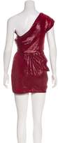 Thumbnail for your product : Lela Rose One-Shoulder Mini Dress