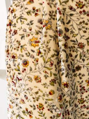 Mes Demoiselles Zygo floral velvet trousers