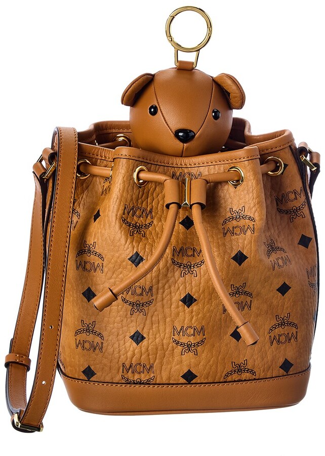mcm small drawstring bucket bolsa