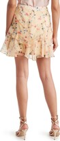 Thumbnail for your product : Lulus Chic Inspiration Floral Ruffle Chiffon Miniskirt
