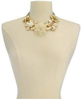 Thumbnail for your product : INC International Concepts Gold-Tone Crystal & Imitation Pearl White Flower Velvet Ribbon 42" Statement Necklace, Created for Macy's