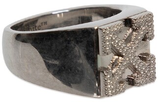 Off-White c/o Virgil Abloh Arrow Chained Bracelet in Metallic
