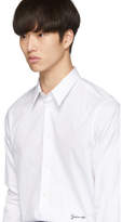 Thumbnail for your product : Givenchy White Cotton Embroidered Signature Shirt