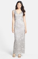 Thumbnail for your product : Sue Wong Embellished Illusion Back Gown