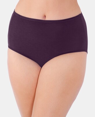 Vanity Fair Women's Illumination Plus Size Satin-Trim Brief Underwear 13811  - ShopStyle Panties