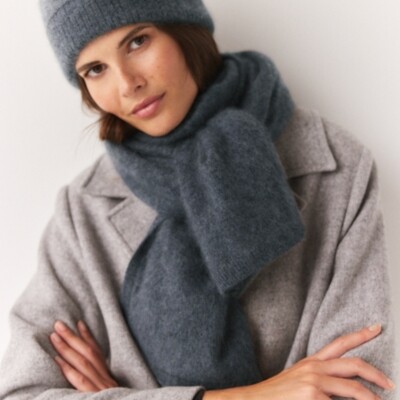 The White Company Brushed Cashmere Scarf ShopStyle Scarves Wraps