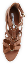 Thumbnail for your product : Brian Atwood Strappy Leather Sandal, Brown