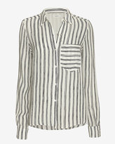 Thumbnail for your product : A.L.C. Troy Stripe Pattern Blouse