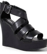 Thumbnail for your product : Express Crisscross Zip Back Wedge Sandal
